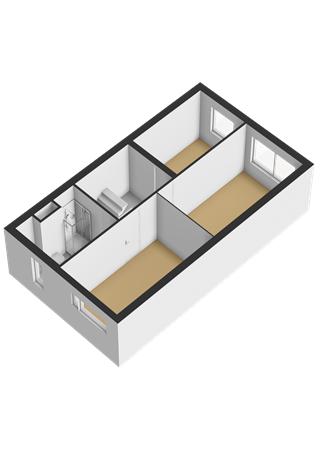 Floorplan - Lekstraat 136, 4125 TD Hoef En Haag